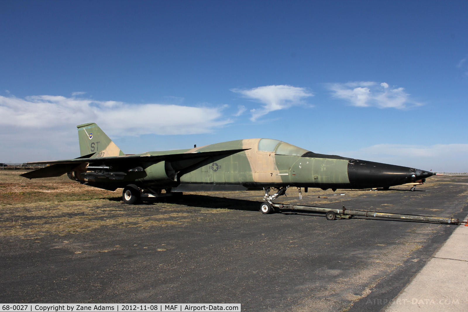 68-0027, 1968 General Dynamics F-111E C/N A1-196, At the Commemorative Air Force hangar - Mildand, TX