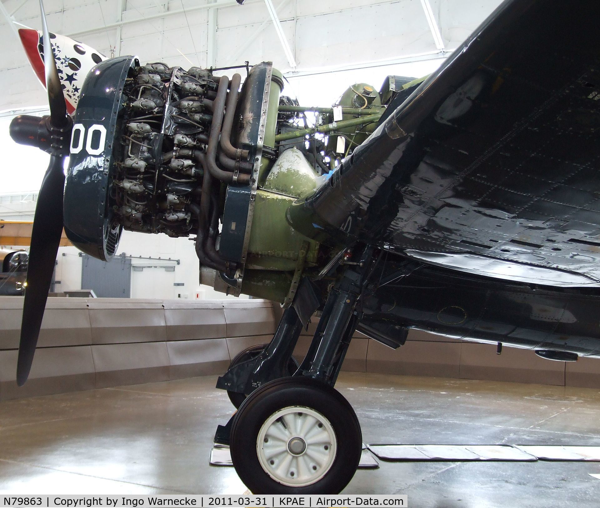 N79863, 1945 Grumman F6F-5 Hellcat C/N A-11008, Grumman F6F-5 Hellcat at the Flying Heritage Collection, Everett WA