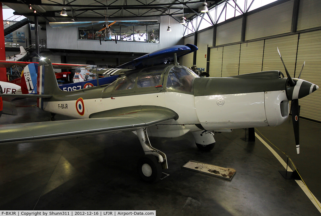 F-BXJR, Morane-Saulnier MS-733 Alcyon C/N 154, Hangared inside Angers-Marcé Museum... Aircraft flying...