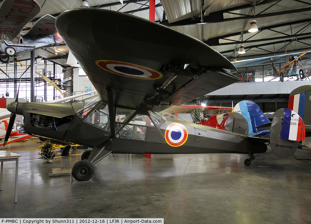 F-PMBC, Nord NC-856N Norvigie C/N 38, Hangared inside Angers-Marcé Museum... Aircraft flying...