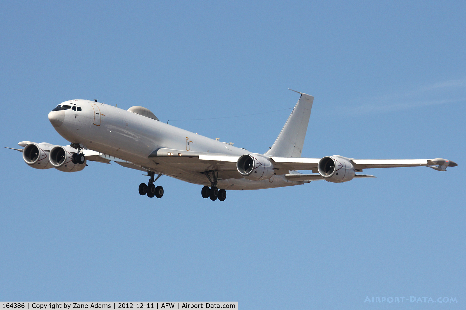 164386, 1989 Boeing E-6B Mercury C/N 23894, Landing at Alliance Airport - Fort Worth, TX
