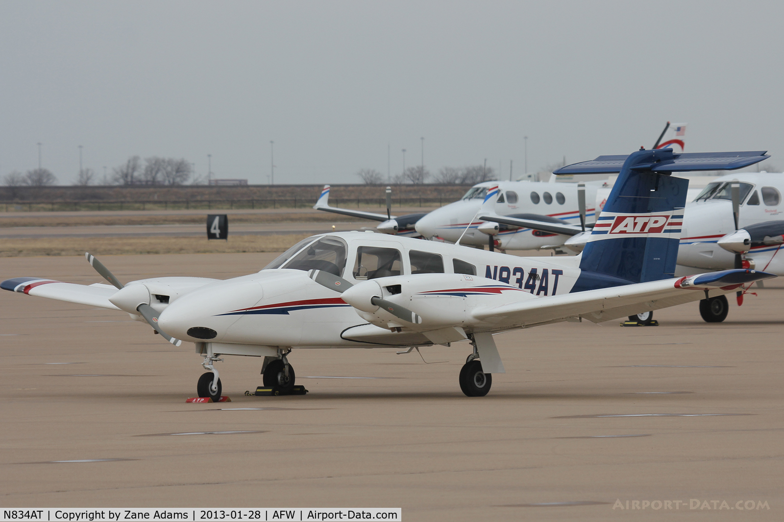 N834AT, 2012 Piper PA-44-180 Seminole C/N 4496314, ATP Twin At Alliance Airport - Fort Worth, TX