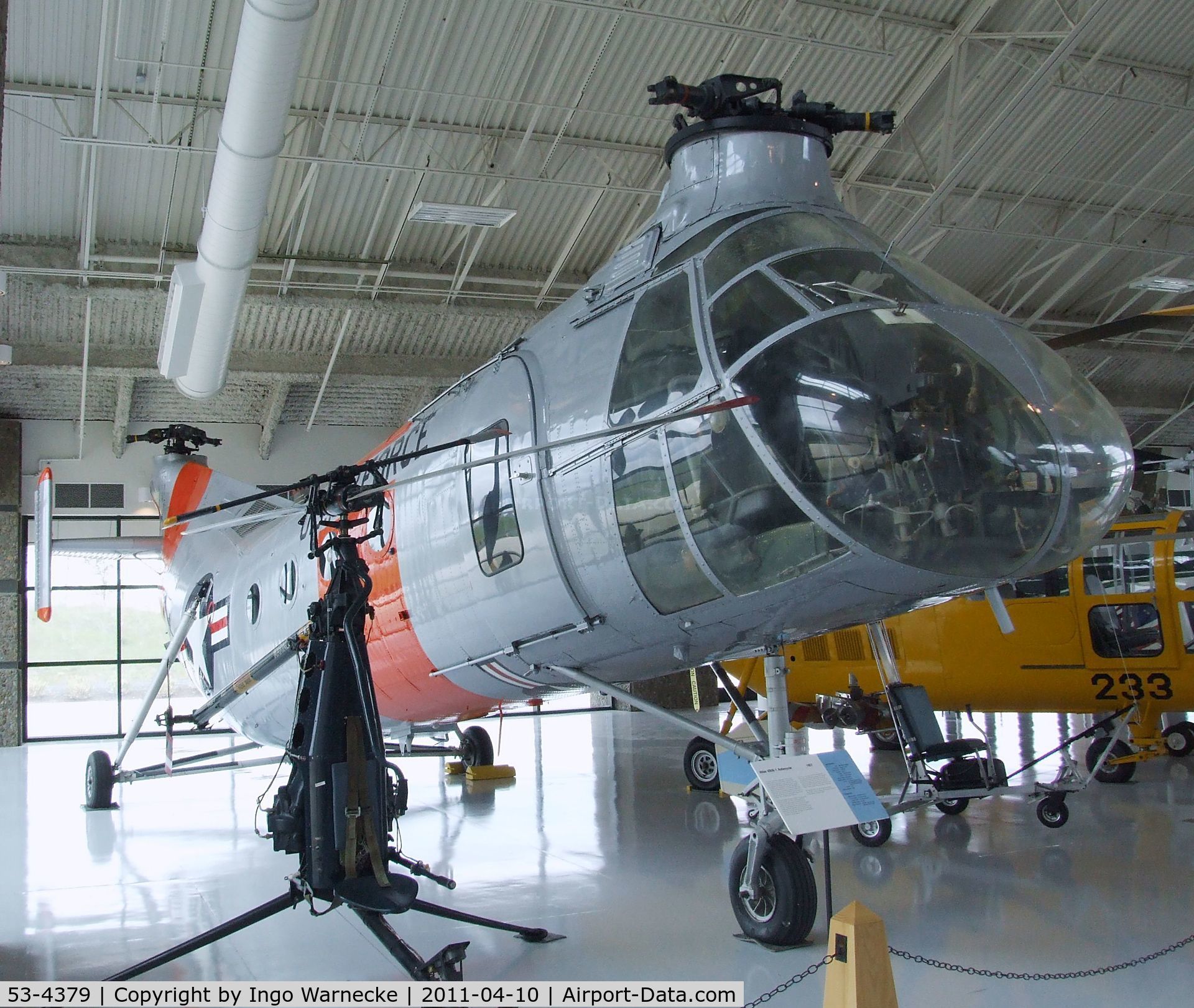 53-4379, 1953 Piasecki CH-21B Workhorse C/N B.129, Piasecki CH-21B Workhorse/Shawnee at the Evergreen Aviation & Space Museum, McMinnville OR