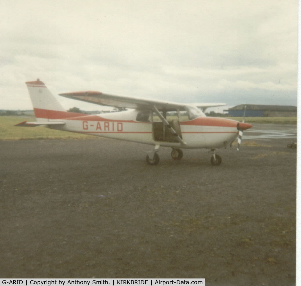 G-ARID, 1960 Cessna 172B C/N 17248209, Used for parachuting by Cumbria Parachute Centre.Kirkbride airfield during 1977.