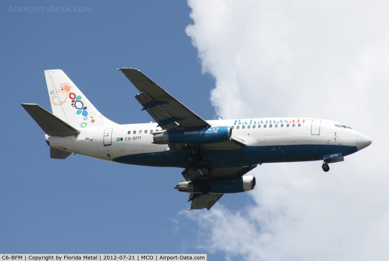 C6-BFM, 1981 Boeing 737-2K5 C/N 22596, Sadly the Bahamas Air 737-200s have been retired.