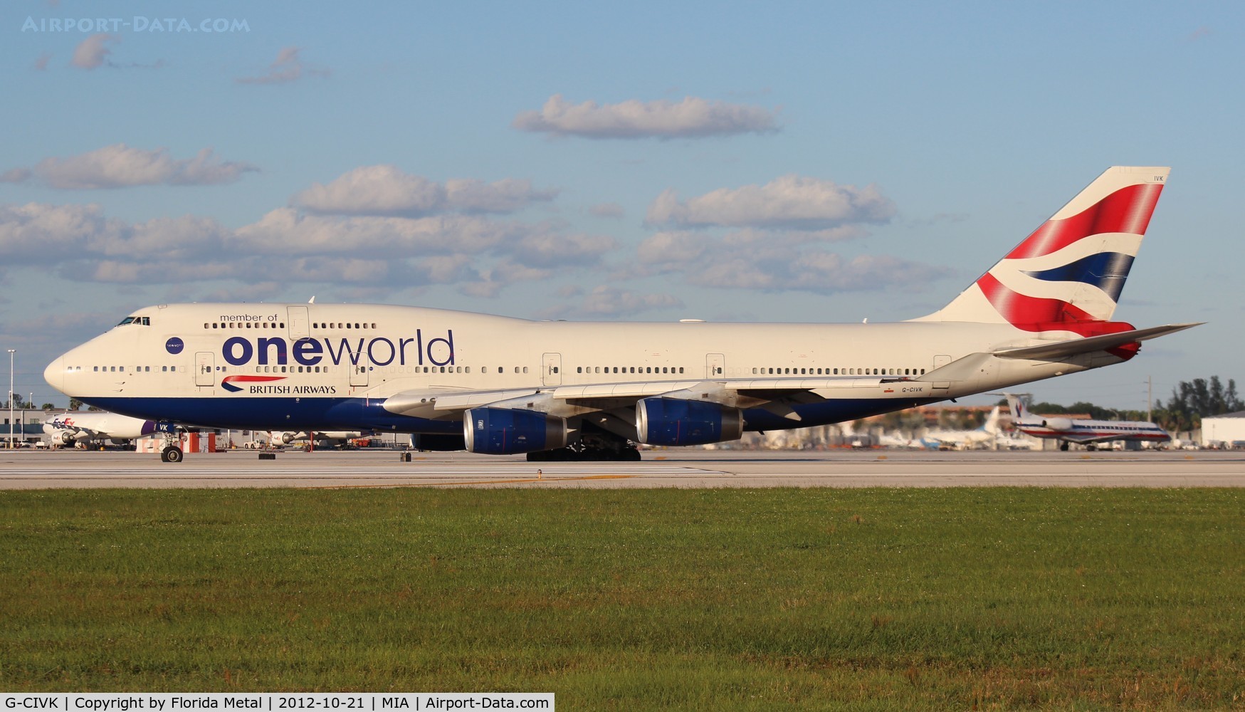 G-CIVK, 1997 Boeing 747-436 C/N 25818, British 747-400 One World