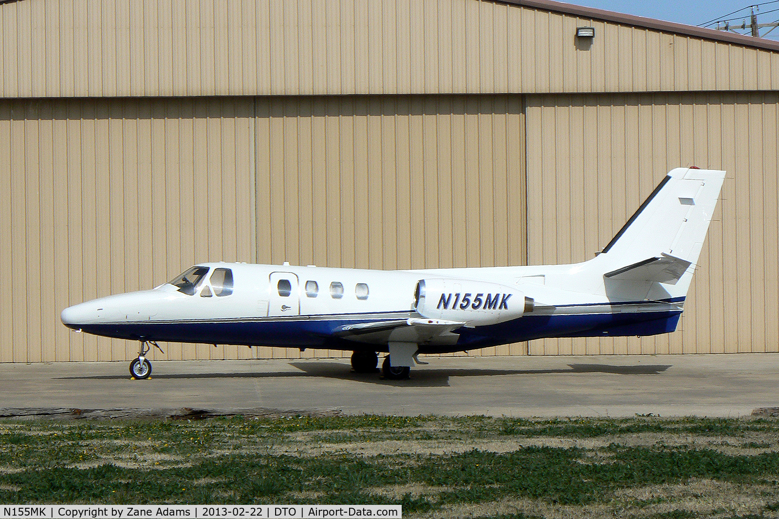 N155MK, 1974 Cessna 500 C/N 500-0155, At the Denton Municipal Airport