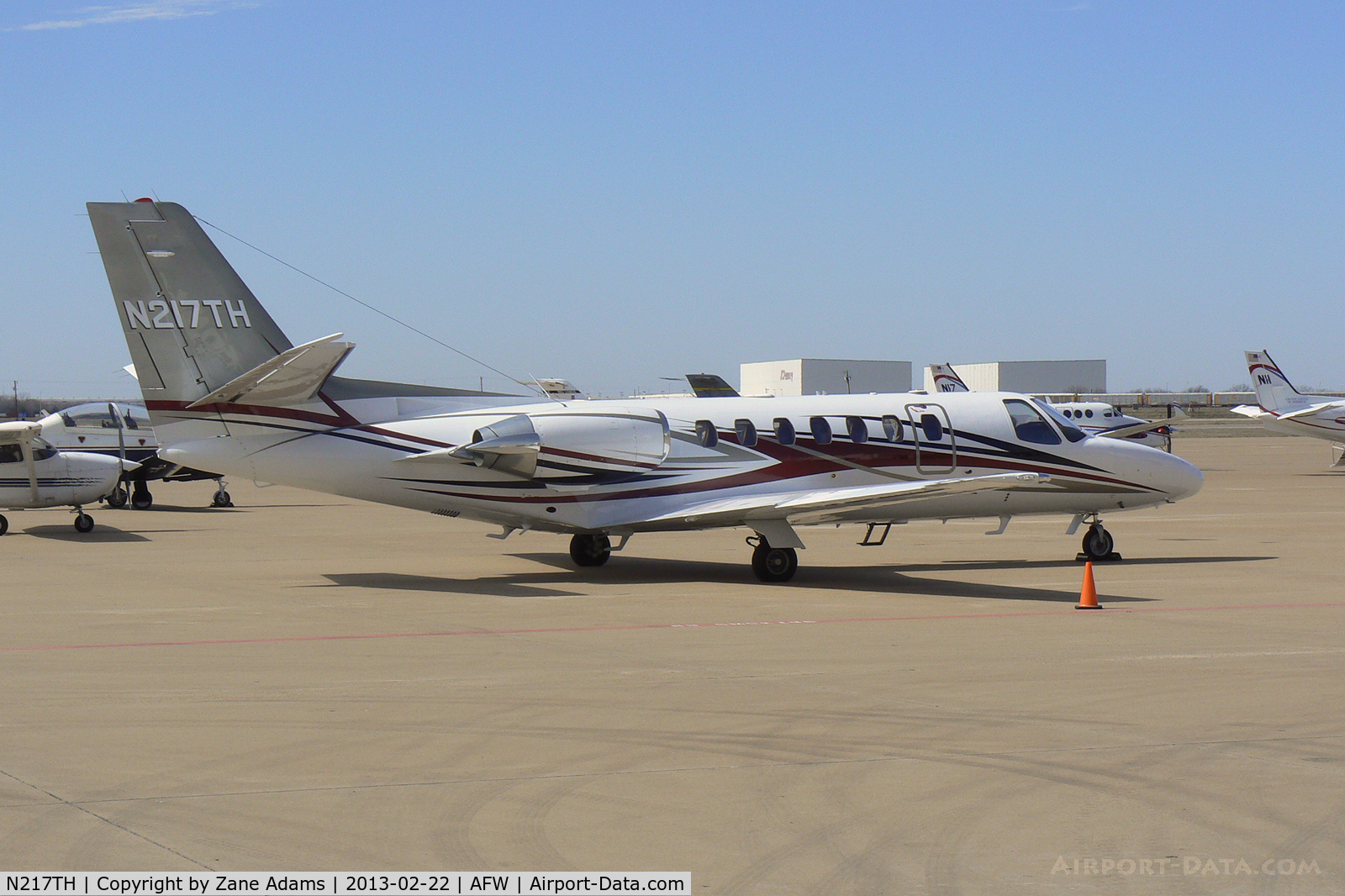 N217TH, 1996 Cessna 560 Citation Ultra C/N 560-0390, On the ramp at Alliance Airport - Fort Worth, TX