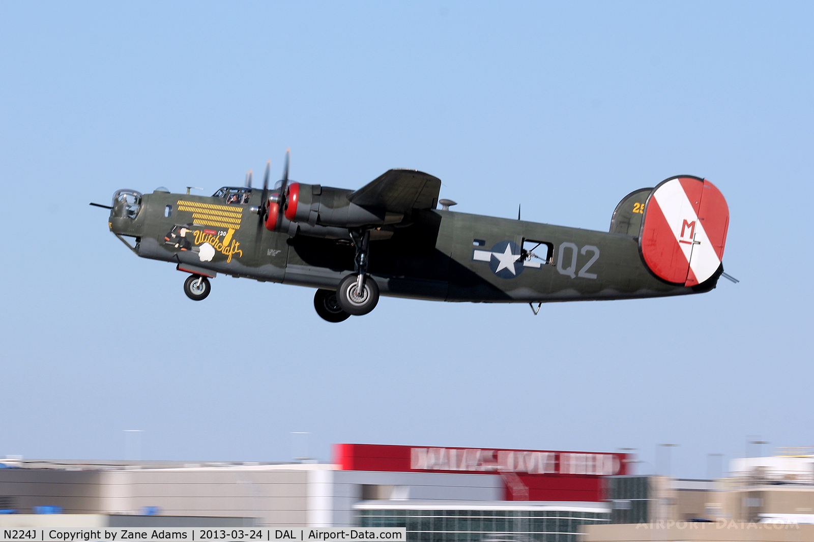 N224J, 1944 Consolidated B-24J-85-CF Liberator C/N 1347 (44-44052), Collings Foundation B-24J at Dallas Love Field