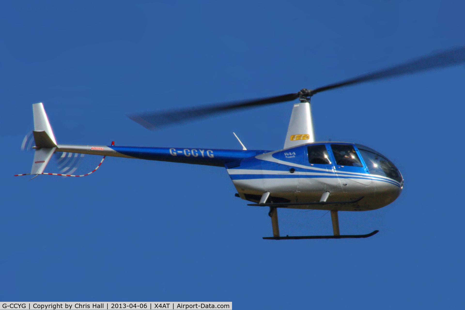 G-CCYG, 2004 Robinson R44 Raven II C/N 10424, Ferrying racegoers into Aintree for the 2013 Grand National