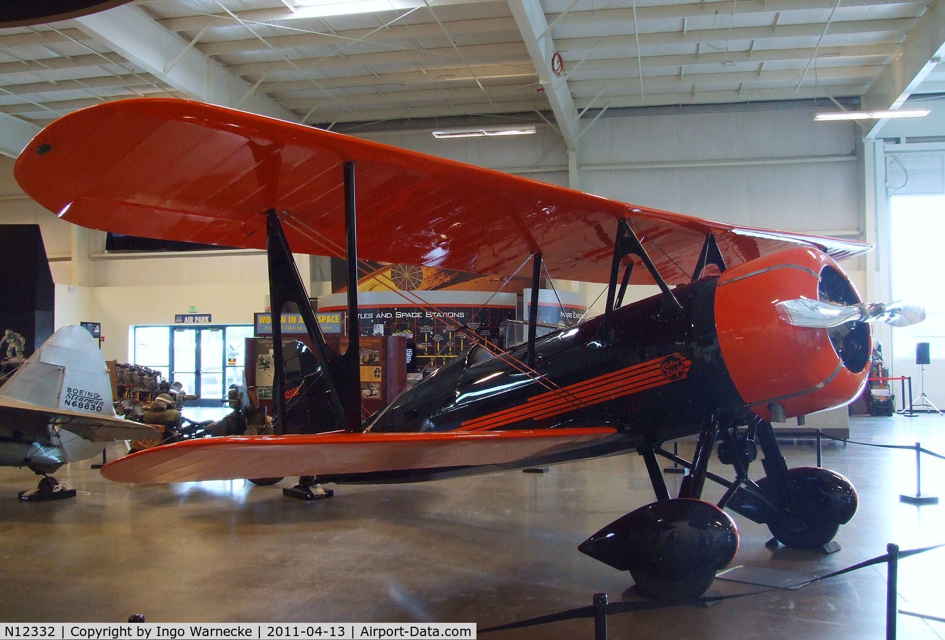 N12332, Curtiss-Wright Travel Air B-14-B C/N 2010, Curtiss-Wright Travel Air B-14B at the Aerospace Museum of California, Sacramento CA