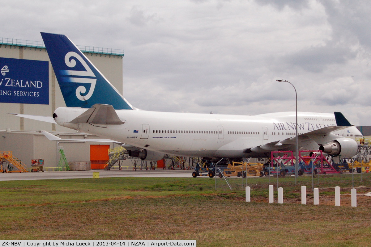 ZK-NBV, 1998 Boeing 747-419 C/N 26910, One of the last two 744s of NZ
