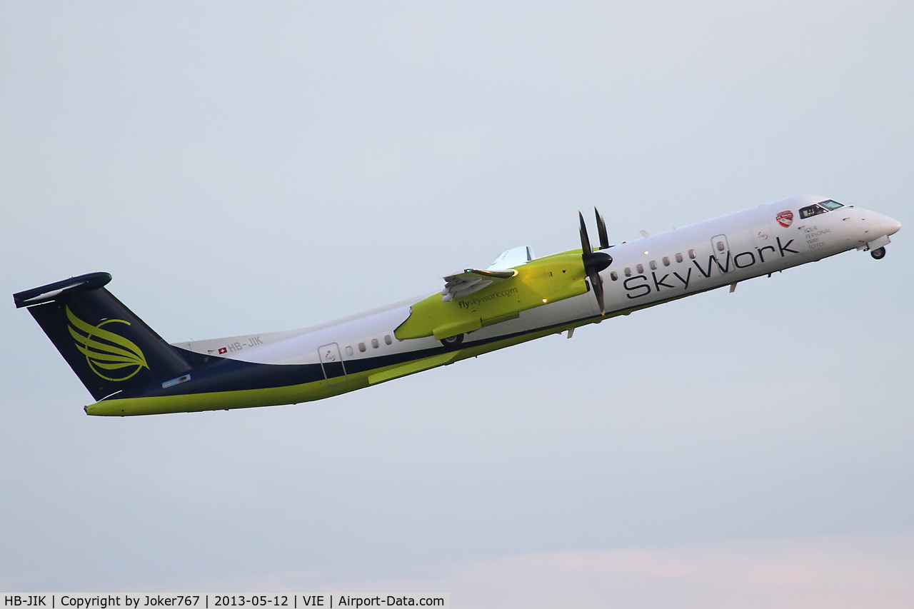 HB-JIK, 2009 Bombardier DHC-8-402 Dash 8 C/N 4265, Skywork Airlines