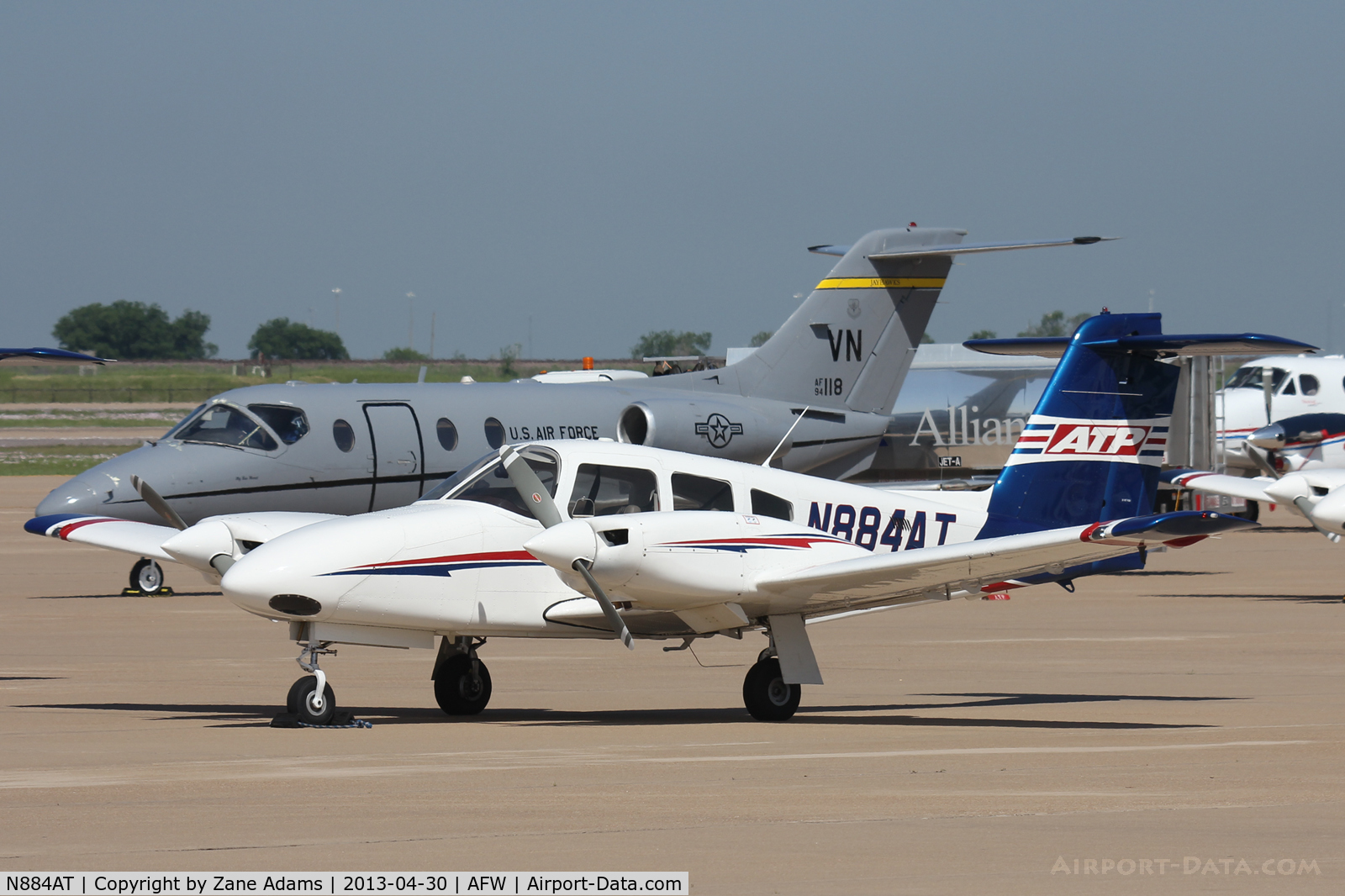 N884AT, 2012 Piper PA-44-180 Seminole C/N 4496321, At Alliance Airport - Fort Worth, TX