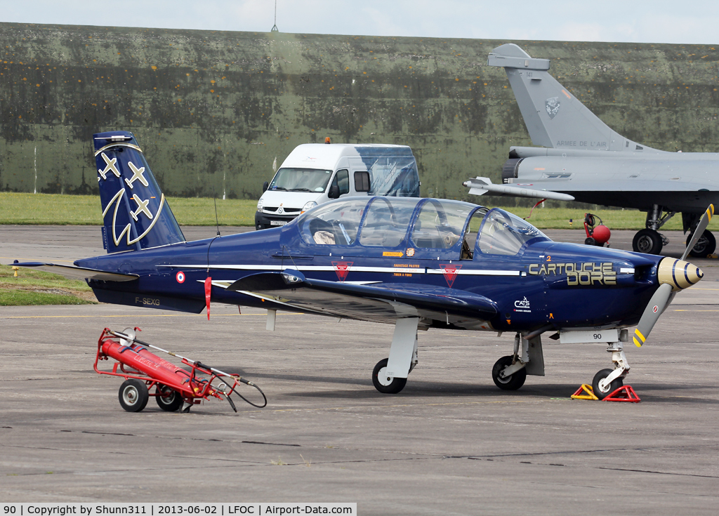 90, Socata TB-30 Epsilon C/N 90, Used as a demo for Cartouche Dorée Patrol during LFOC Open Day 2013... New c/s...
