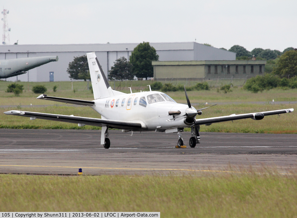 105, Socata TBM-700A C/N 105, Used as a spare during LFOC Open Day 2013...
