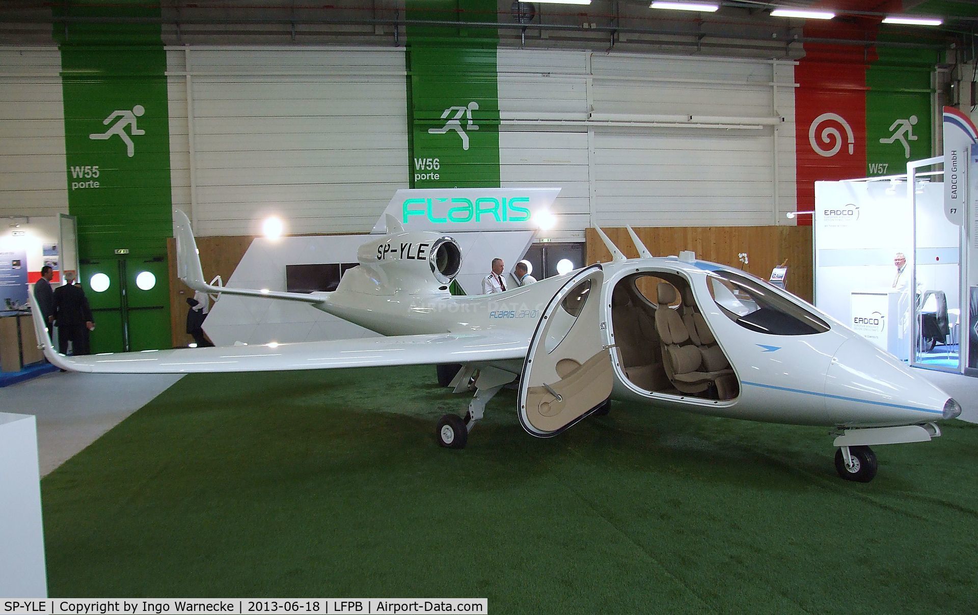 SP-YLE, 2013 Flaris LAR-1 C/N 01, Flaris LAR-1 (first flight planned for end of 2013) at the Aerosalon 2013, Paris