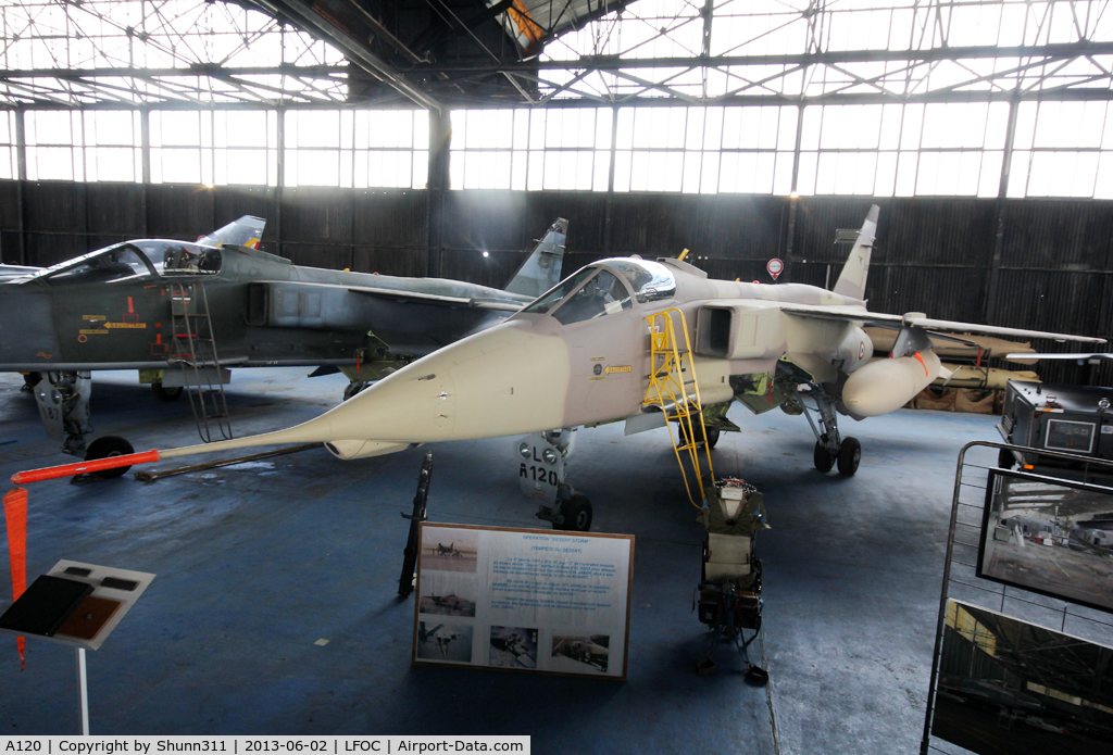 A120, Sepecat Jaguar A C/N A120, Preserved in Canopee Museum and seen during LFOC Open Day 2013...