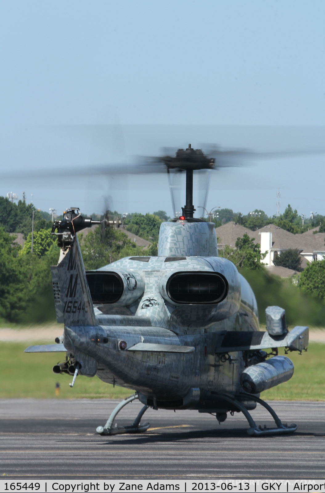165449, Bell AH-1W Super Cobra C/N Not found 165449, Departing Arlington Municipal Airport