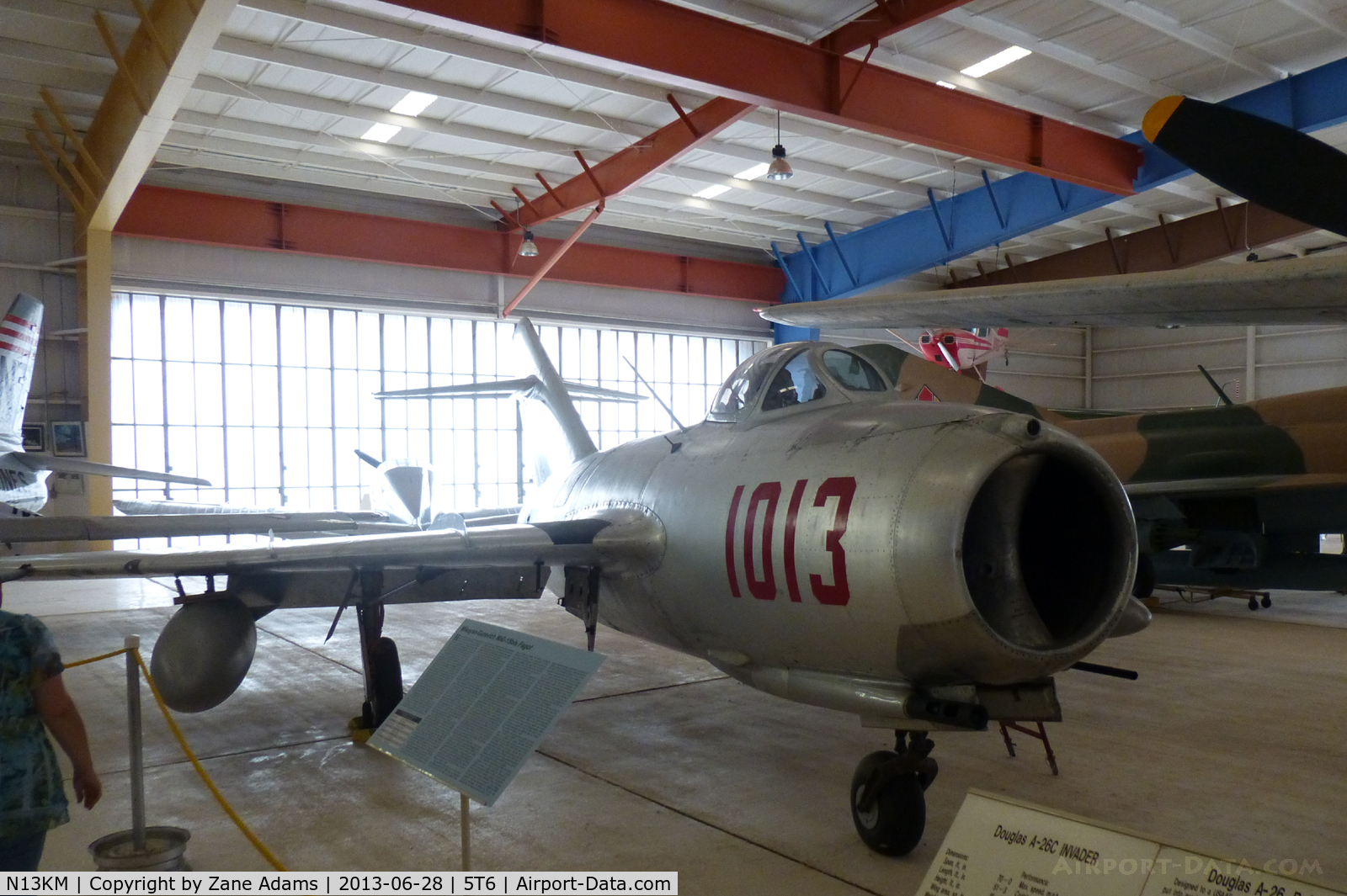 N13KM, PZL-Mielec Lim-2 (MiG-15bis) C/N 1B01013, At the War Eagles Air Museum - Santa Teresa, NM