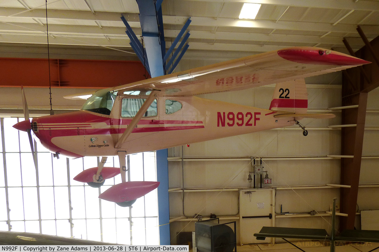 N992F, 1950 Cessna 140A C/N 15599, At the War Eagles Museum - Santa Teresa, NM