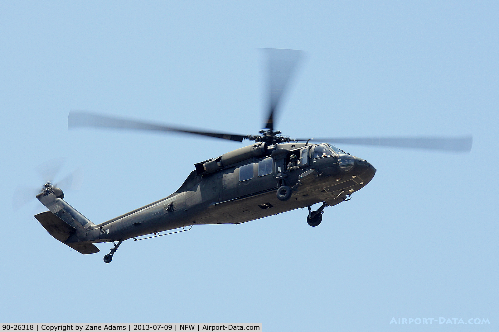 90-26318, 2005 Sikorsky UH-60L Black Hawk C/N Not found, Departing NAS Fort Worth
