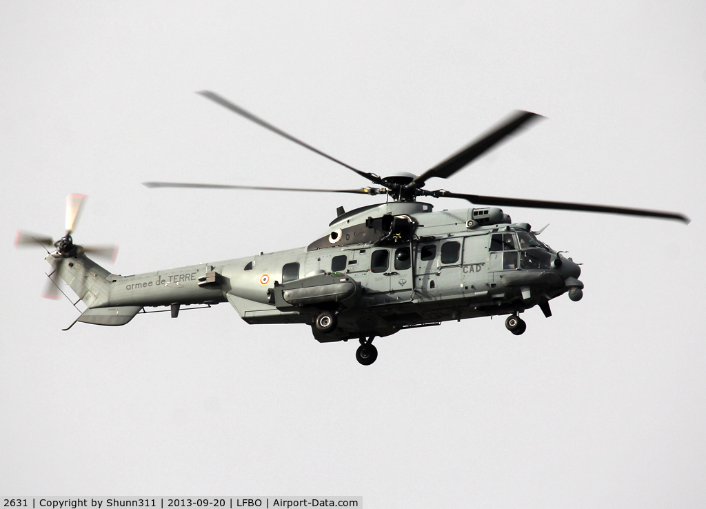 2631, Eurocopter EC-725AP Cougar C/N 2631, Passing above the Airport for exercices...