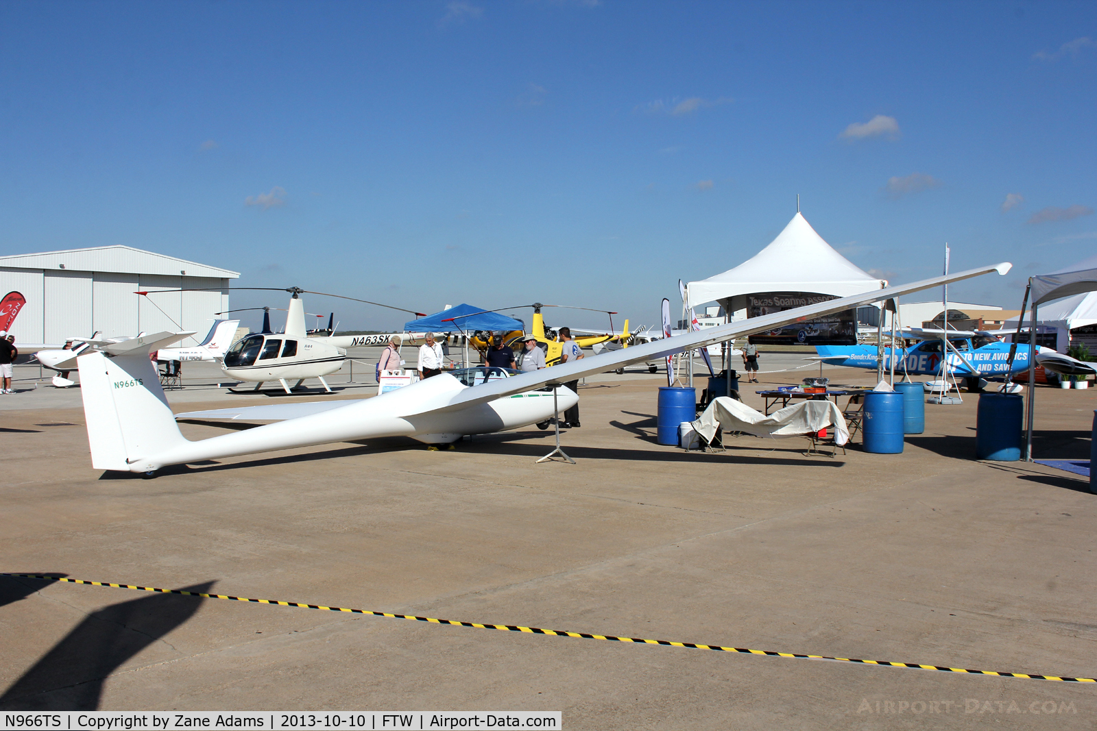 N966TS, Schleicher ASK-21 C/N 21820, AOPA Airportfest 2013 at Meacham Field - Fort Worth, TX