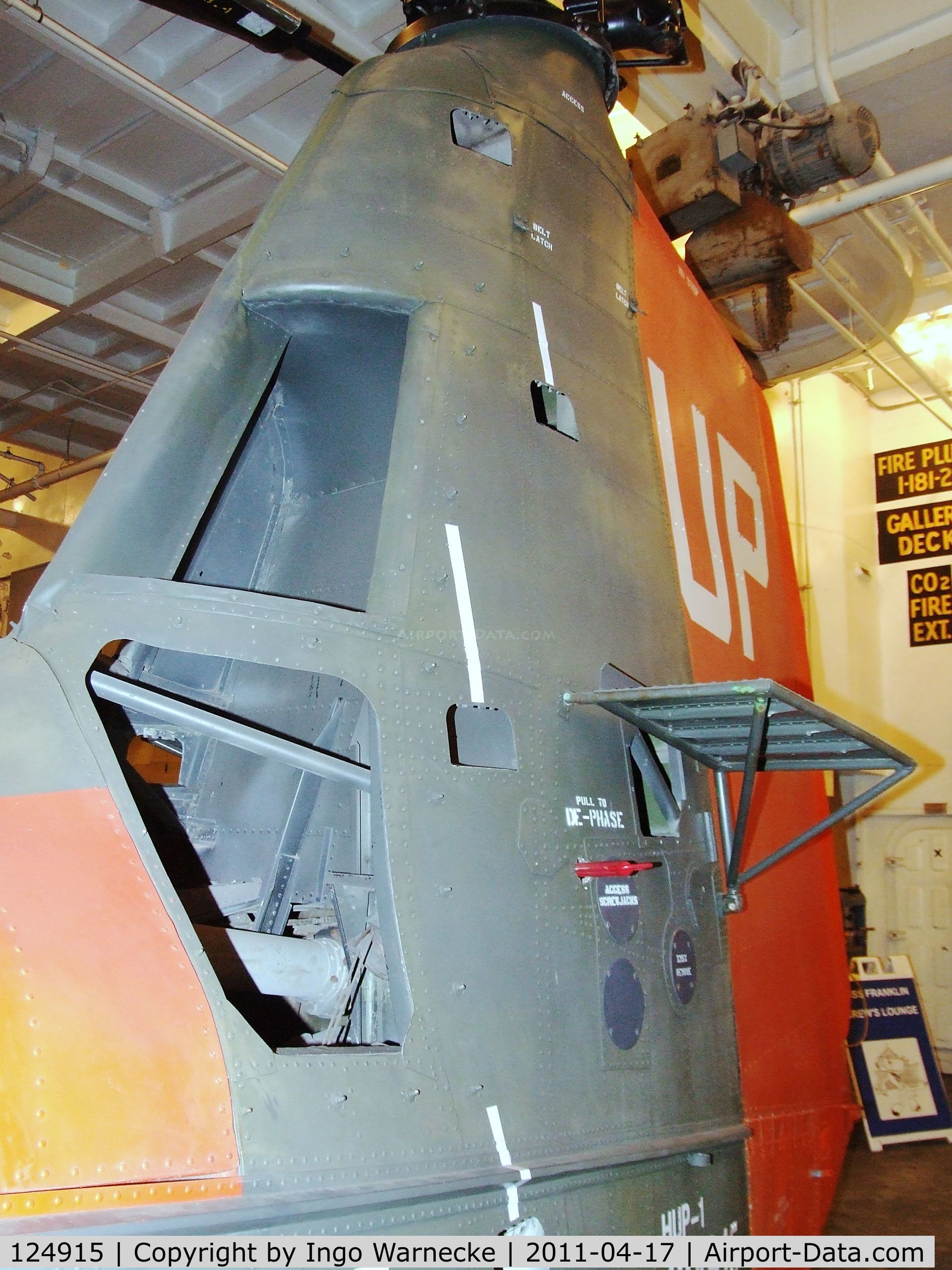 124915, Piasecki HUP-1 Retriever C/N 8, Piasecki HUP-1 Retriever at the USS Hornet Museum, Alameda CA