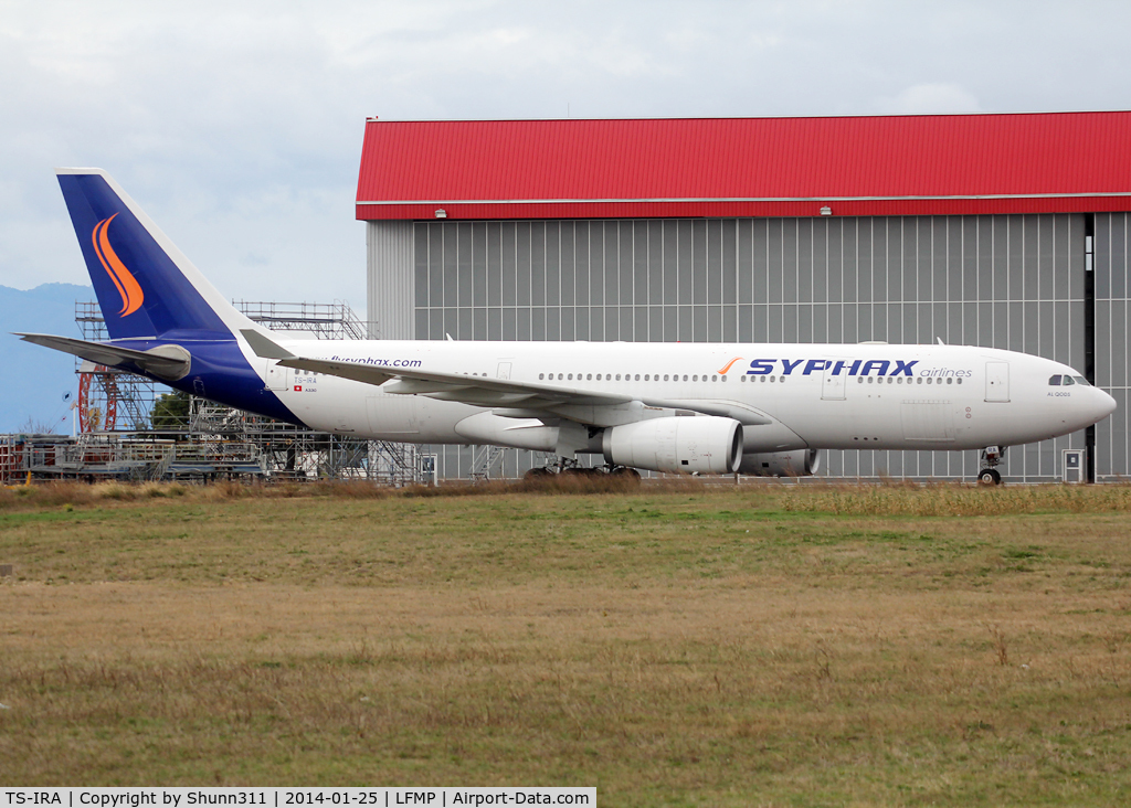 TS-IRA, 2000 Airbus A330-243 C/N 345, Parked for maintenance...