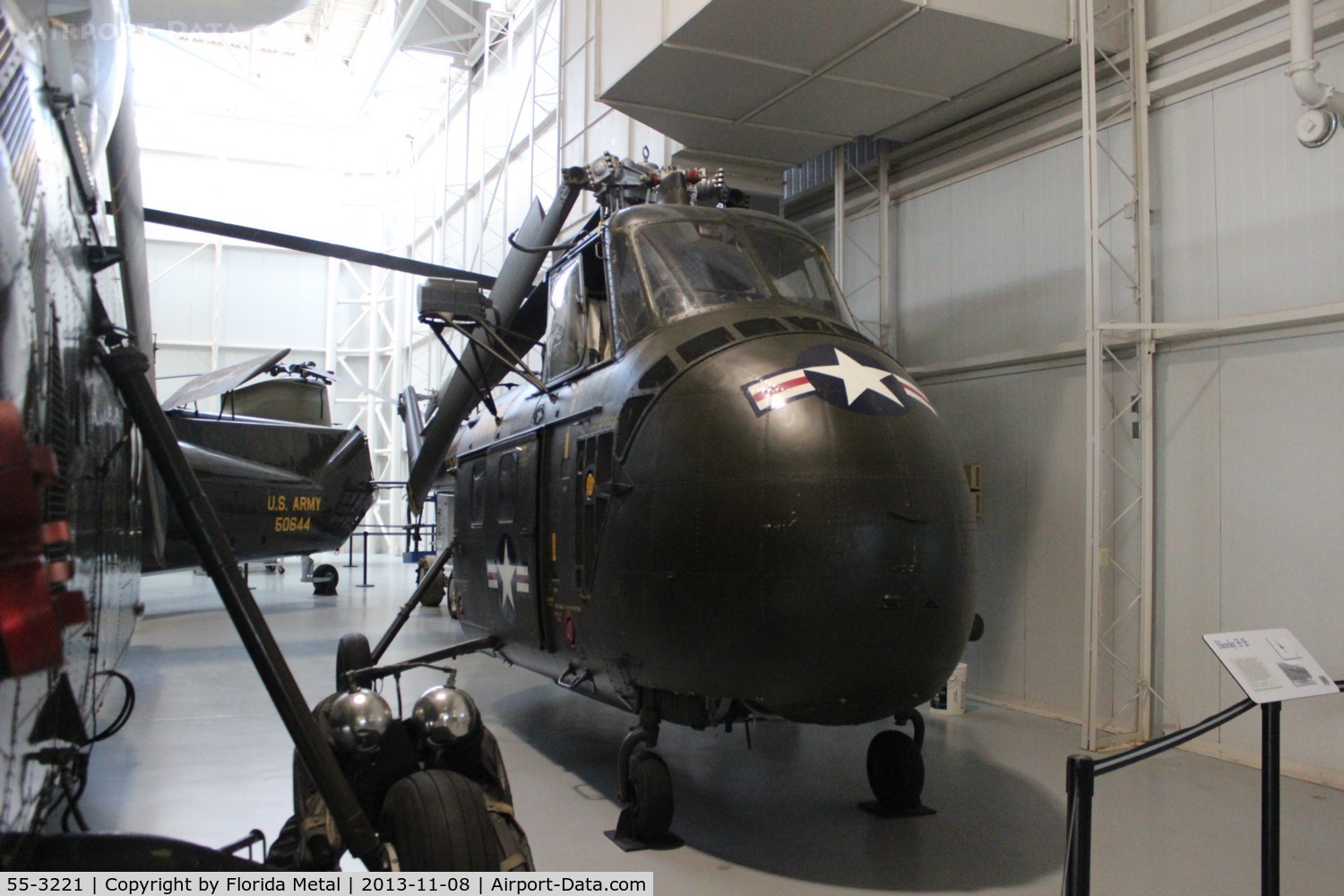 55-3221, 1955 Sikorsky H-19D-SI Chickasaw C/N 55-970, H-19D Chickasaw at Ft. Rucker Alabama Army Aviation Museum