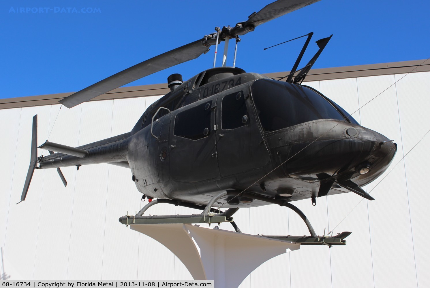 68-16734, 1968 Bell OH-58C Kiowa C/N 40048, OH-58C Kiowa at the Army Aviation Museum