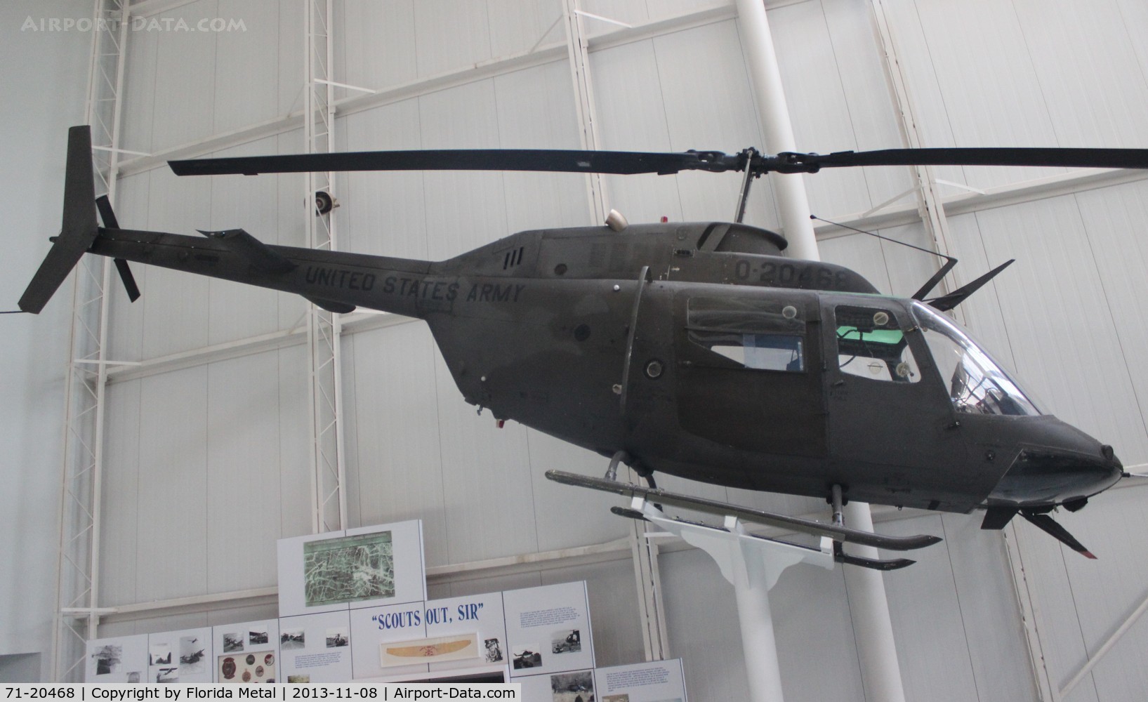 71-20468, 1971 Bell OH-58A Kiowa C/N 41329, OH-58 Kiowa at the Army Aviation Museum