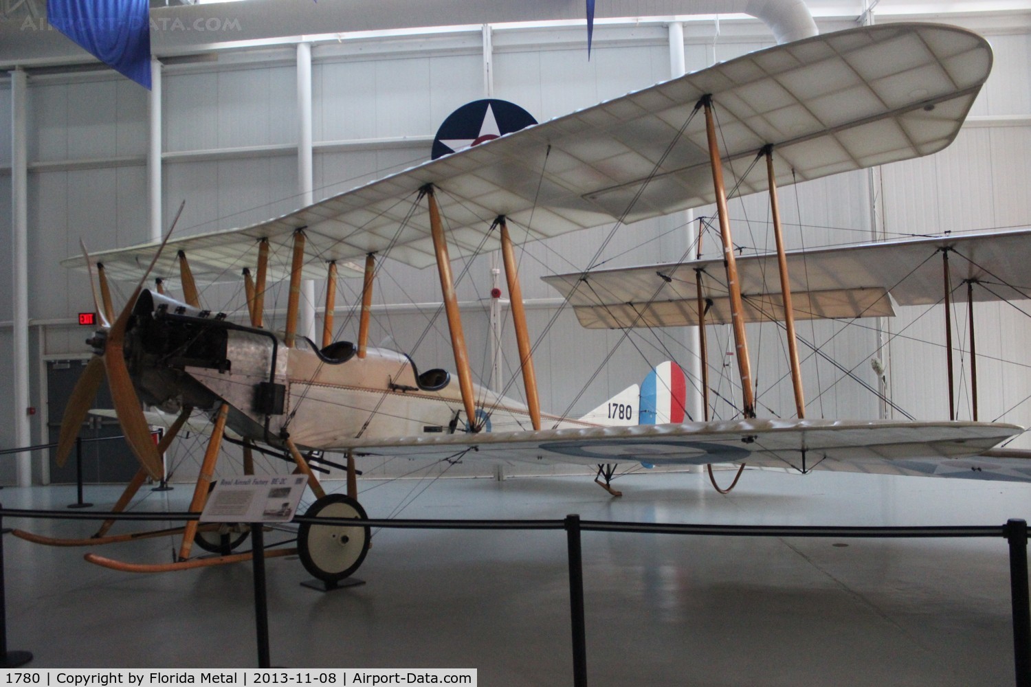 1780, 1916 Royal Aircraft Factory B.E.2c C/N Not found 1780, Royal Aircraft Factory BE-2 at Army Aviation Museum