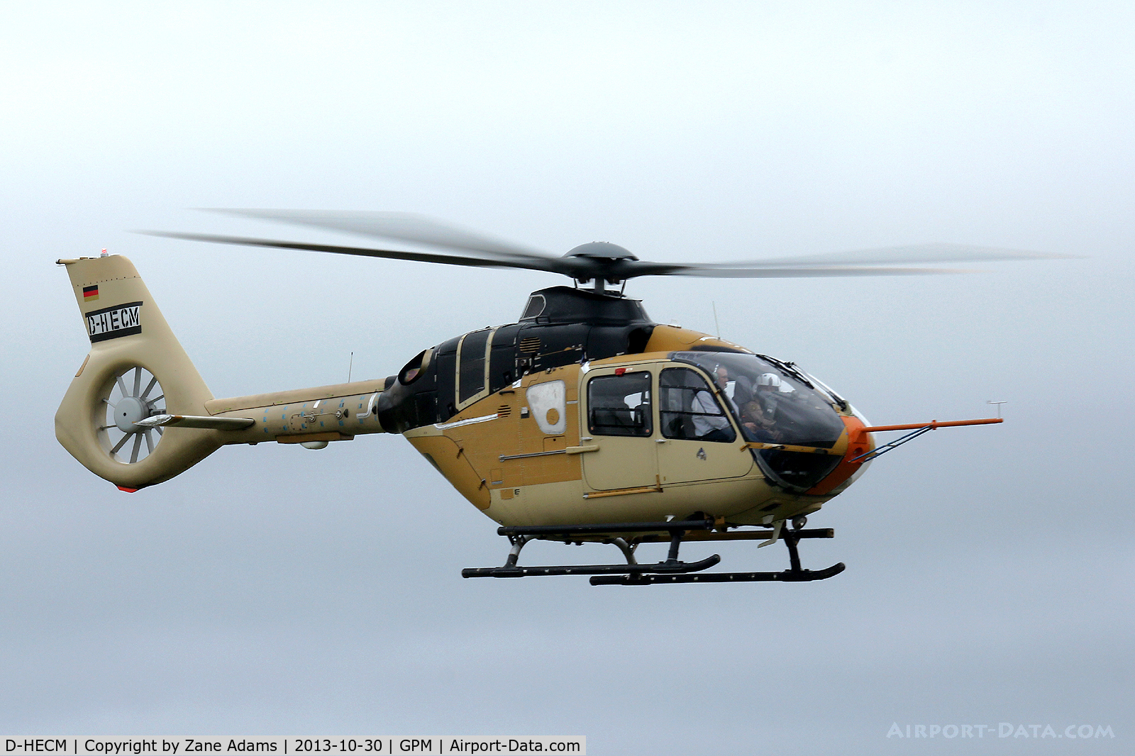 D-HECM, 2012 Eurocopter EC-635 (EC-135) C/N 0886, Eurocopter test flight at Grand Prairie, TX