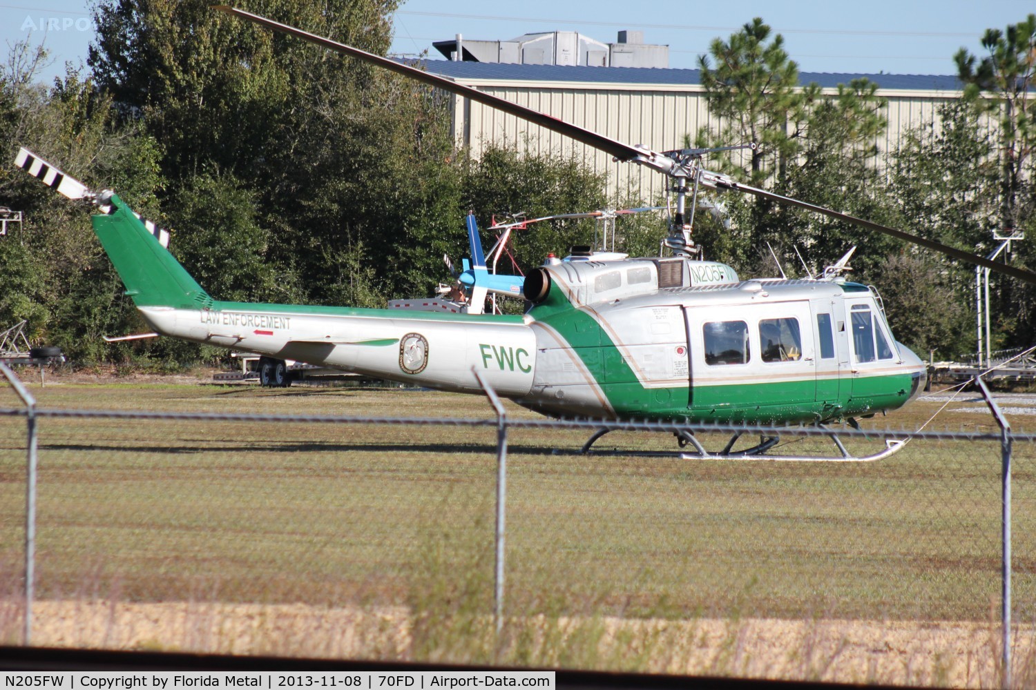 N205FW, Bell UH-1H Iroquois C/N 11873 (69-15585), Florida Fish and Wildlife UH-1H