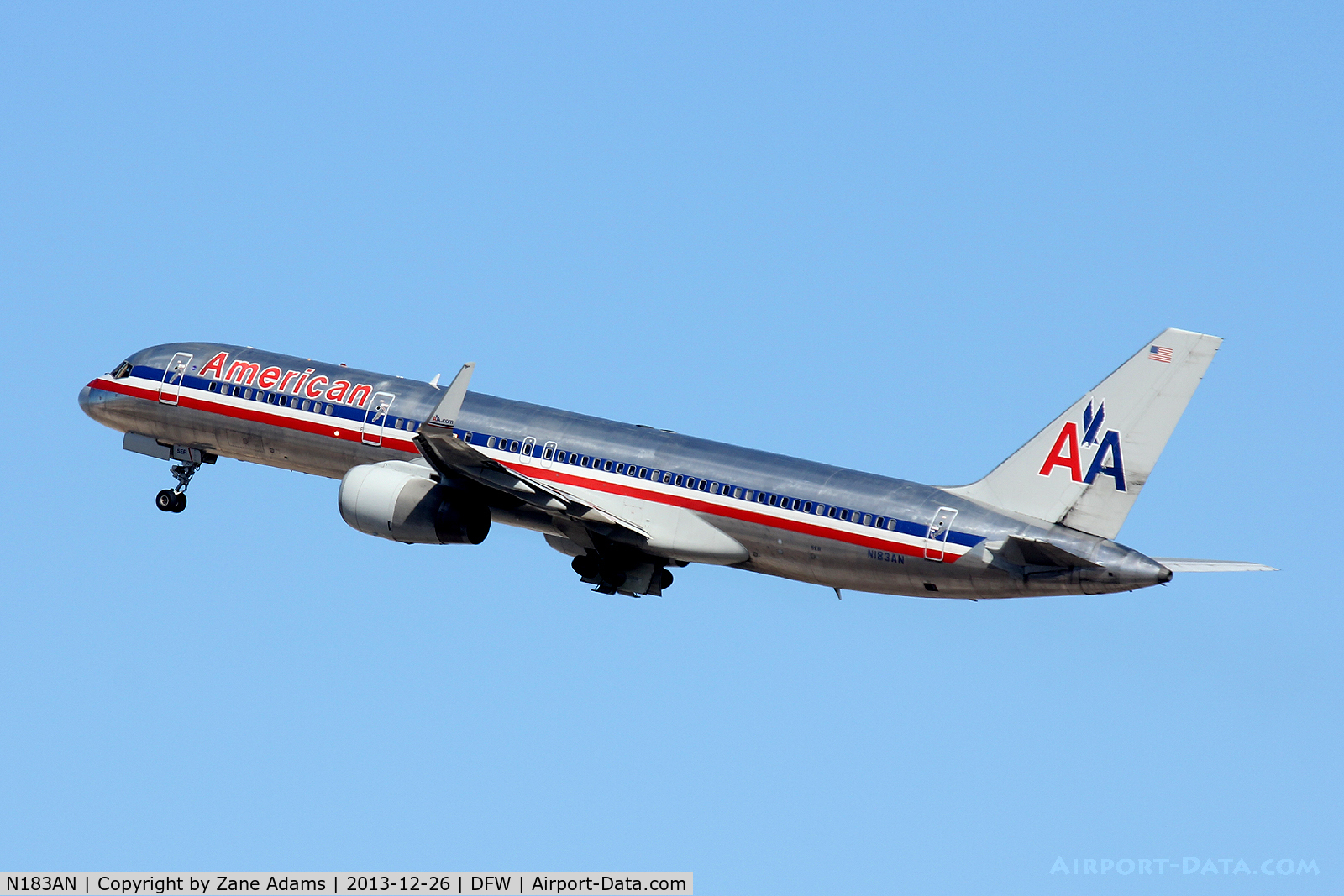 N183AN, 1999 Boeing 757-223 C/N 29593, American Airlines at DFW Airport