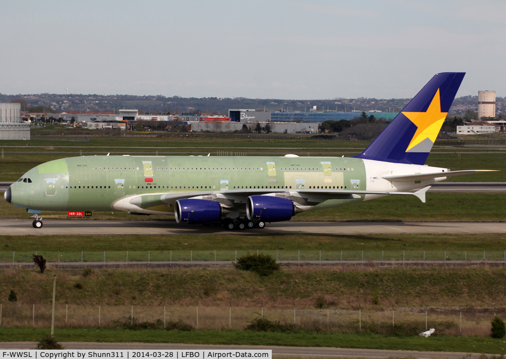 F-WWSL, 2014 Airbus A380-841 C/N 0162, C/n 0162 - For Skymark Airlines