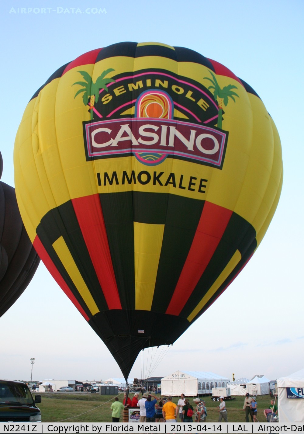 N2241Z, Cameron Balloons Z-90 C/N 6568, Seminole Casino balloon