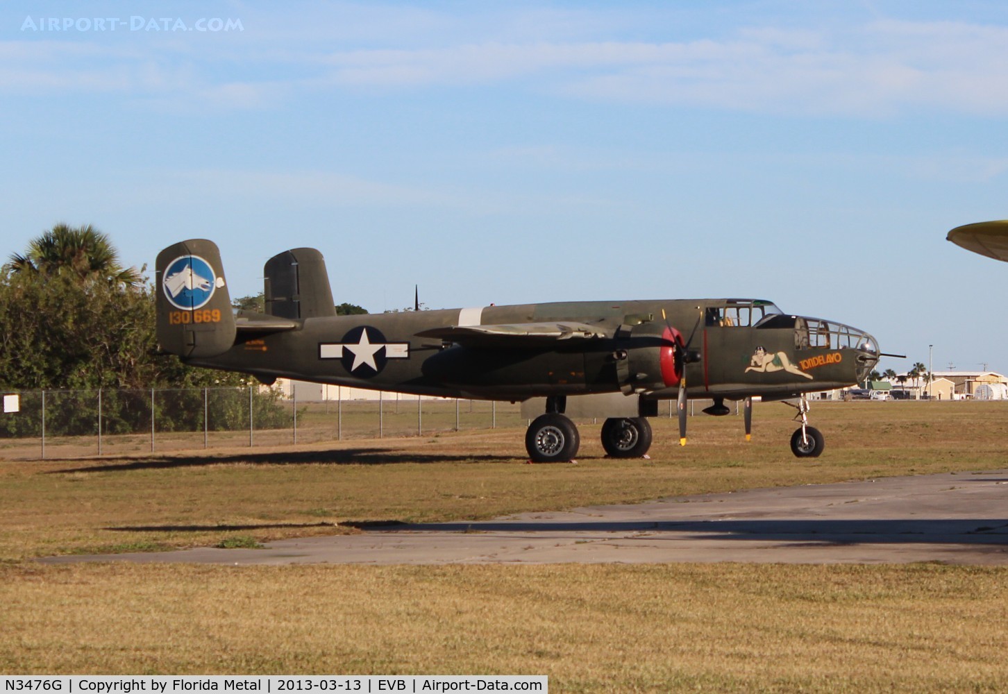 N3476G, 1944 North American B-25J Mitchell C/N 108-33257, B-25N Tondelayo