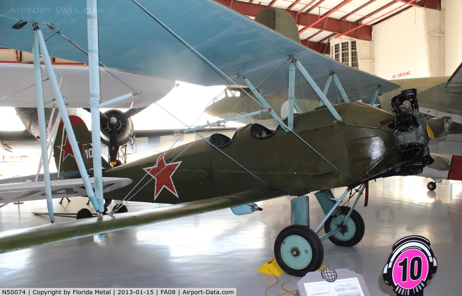 N50074, Polikarpov Po-2 C/N 0365, Kermit Weeks Polikarpov PO-2 at Fantasy of Flight