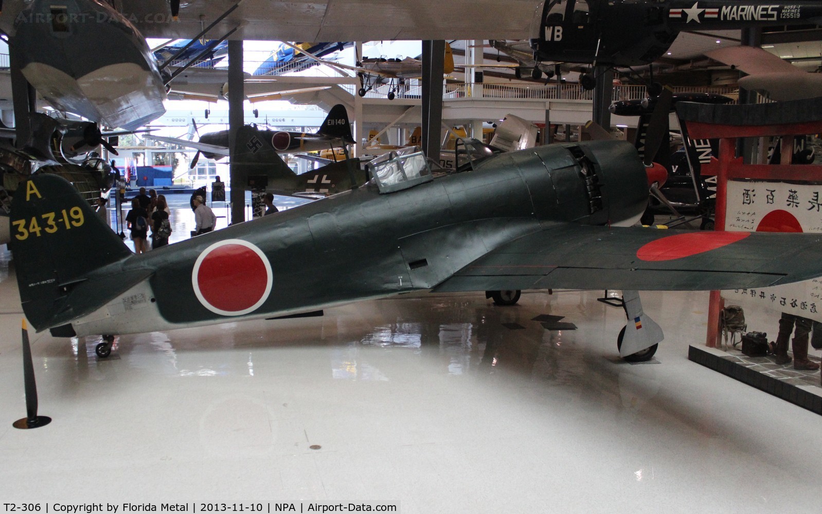T2-306, 1945 Kawanishi N1K2-J Shiden Kai C/N 5128, N1K2-J Shiden Kai at Naval Air Museum