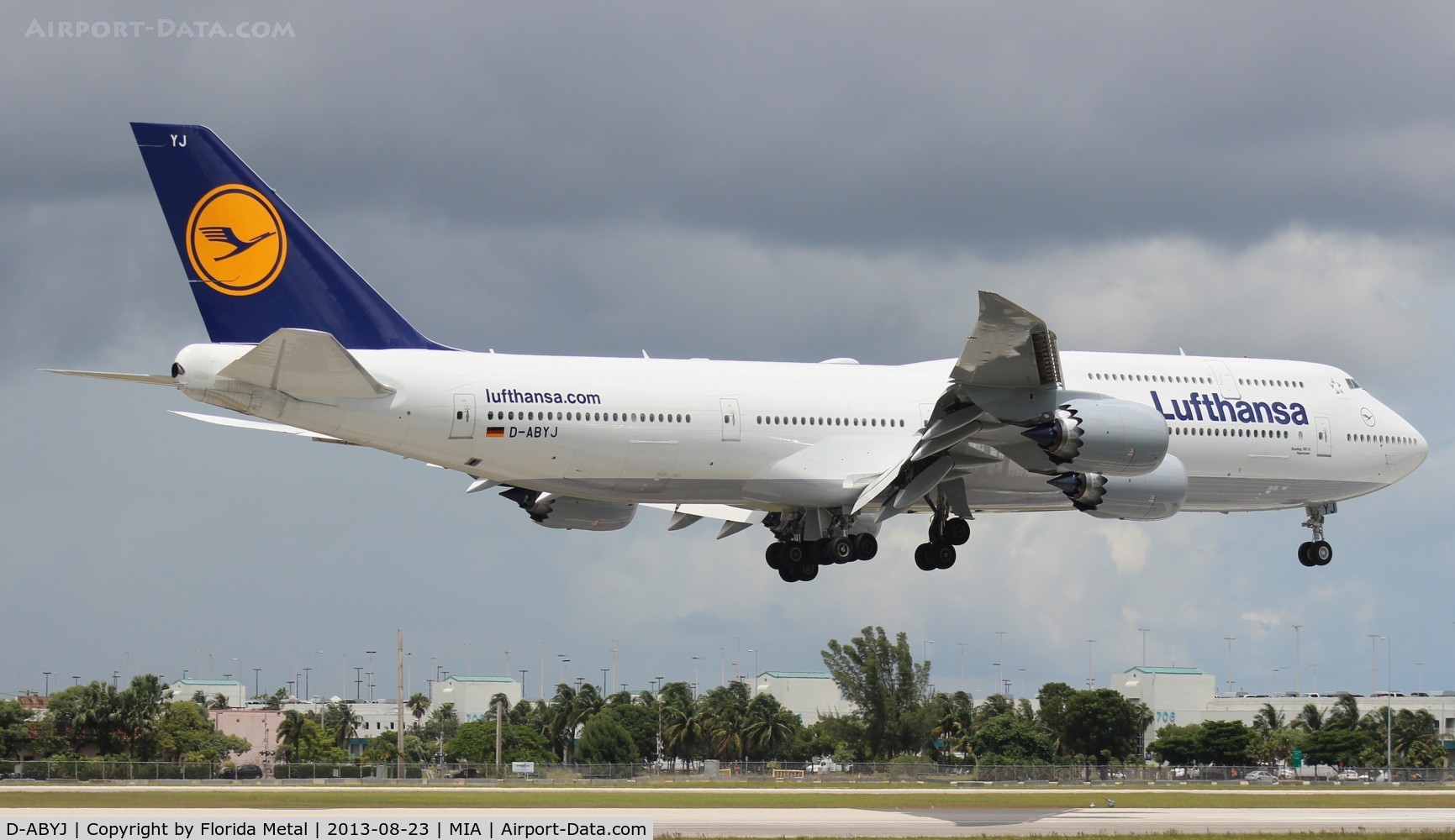 D-ABYJ, 2013 Boeing 747-830 C/N 37834, Lufthansa 747-800
