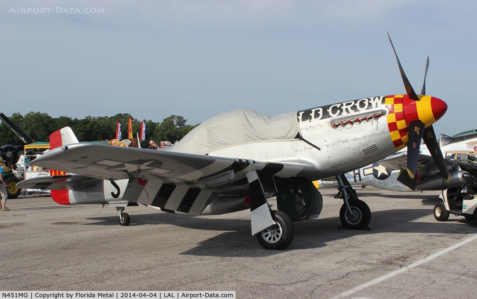 N451MG, 1944 North American P-51D Mustang C/N 44-74774, P-51D Old Crow at Sun N Fun