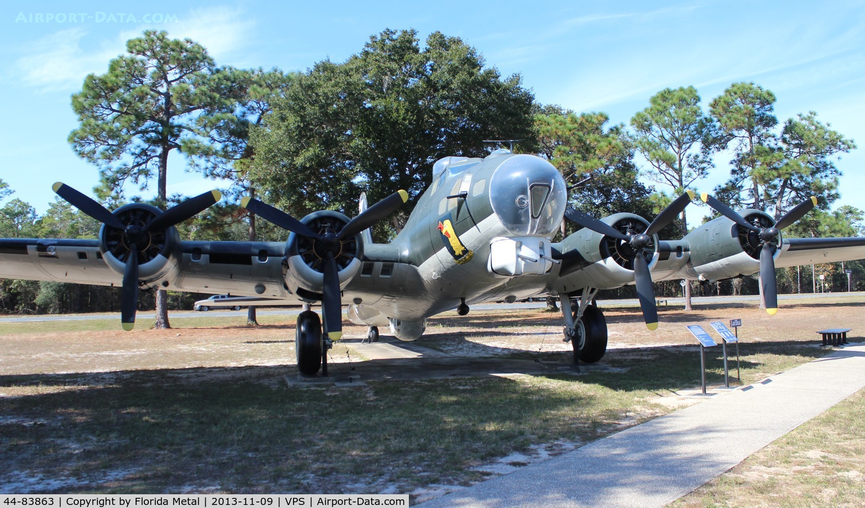 44-83863, 1944 Boeing B-17G-95-DL Flying Fortress C/N 32504, B-17G at Air Force Armament Museum