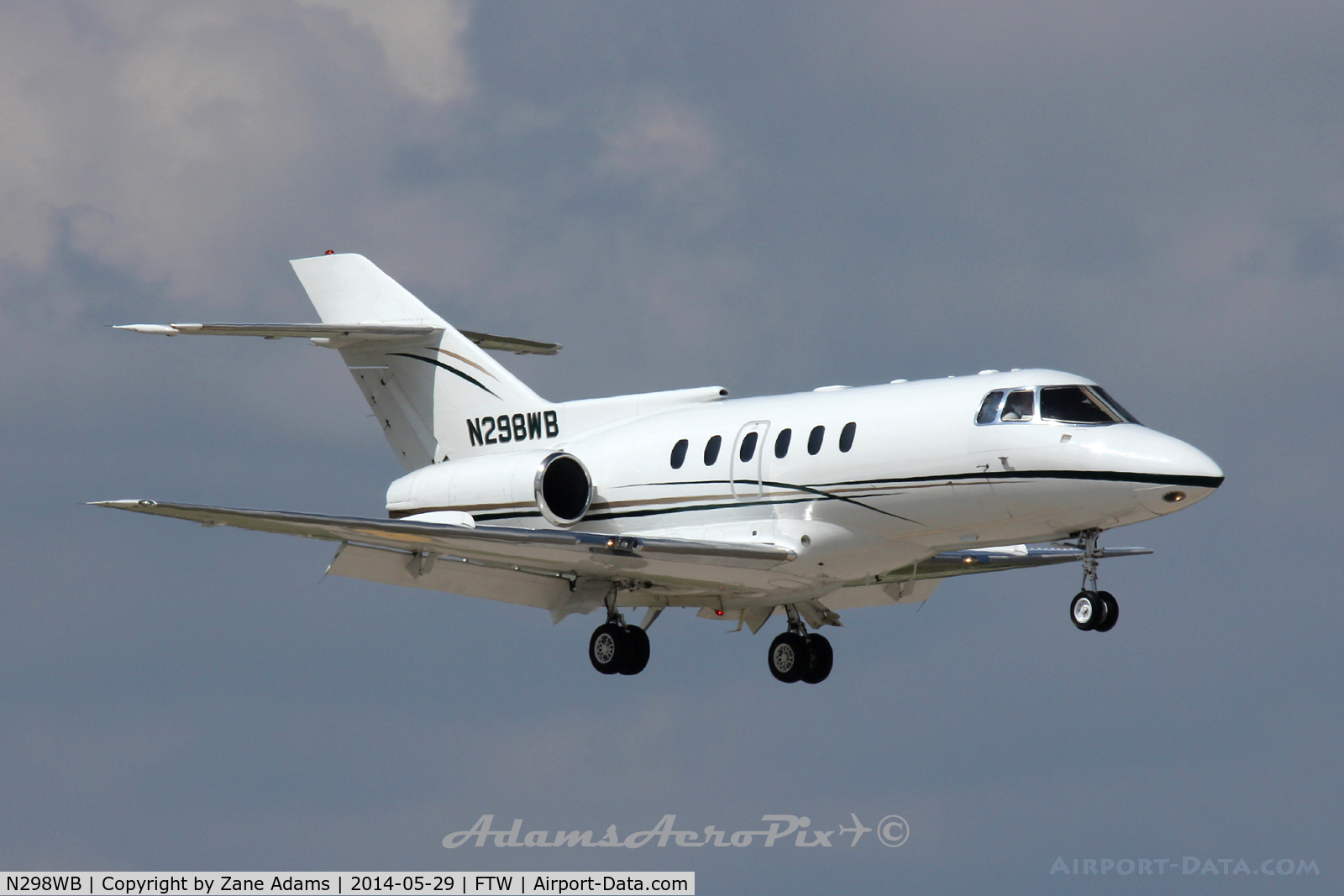 N298WB, British Aerospace BAe.125 Series 800A C/N 258009, At Meacham field - Fort Worth, TX