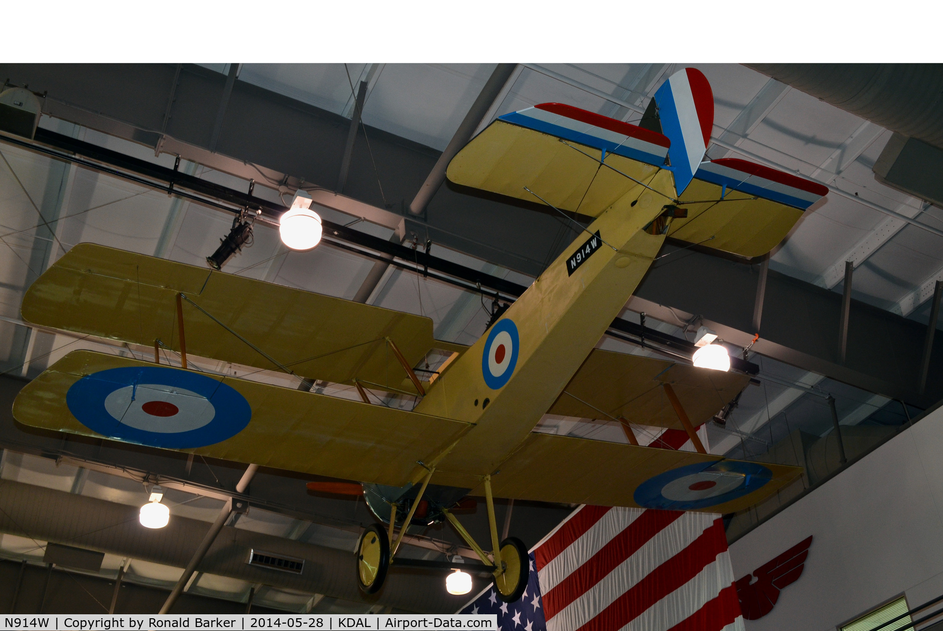 N914W, 1985 Sopwith Pup Replica C/N NCH1, Frontiers of Flight Museum DAL
