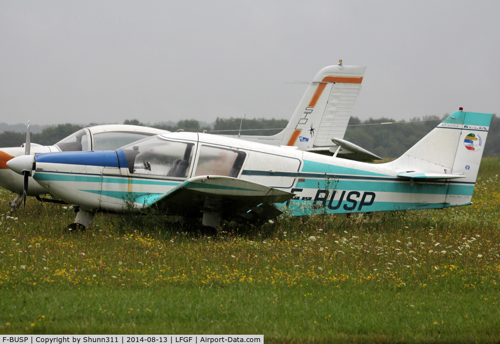 F-BUSP, Robin HR-100-210 Safari C/N 179, Parked in the grass...