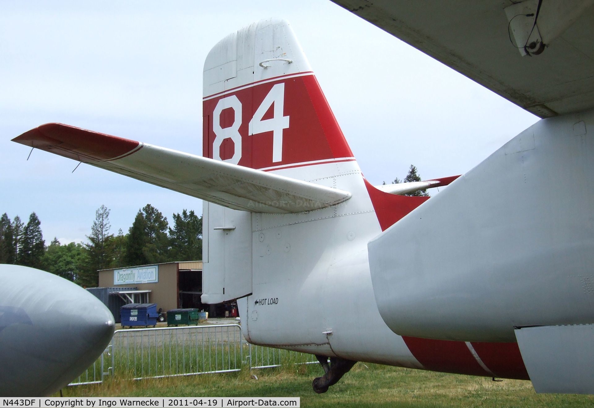 N443DF, Grumman S2F-1 Tracker C/N 195, Grumman S2F-1 Tracker, converted to 'water bomber', at the Pacific Coast Air Museum, Santa Rosa CA