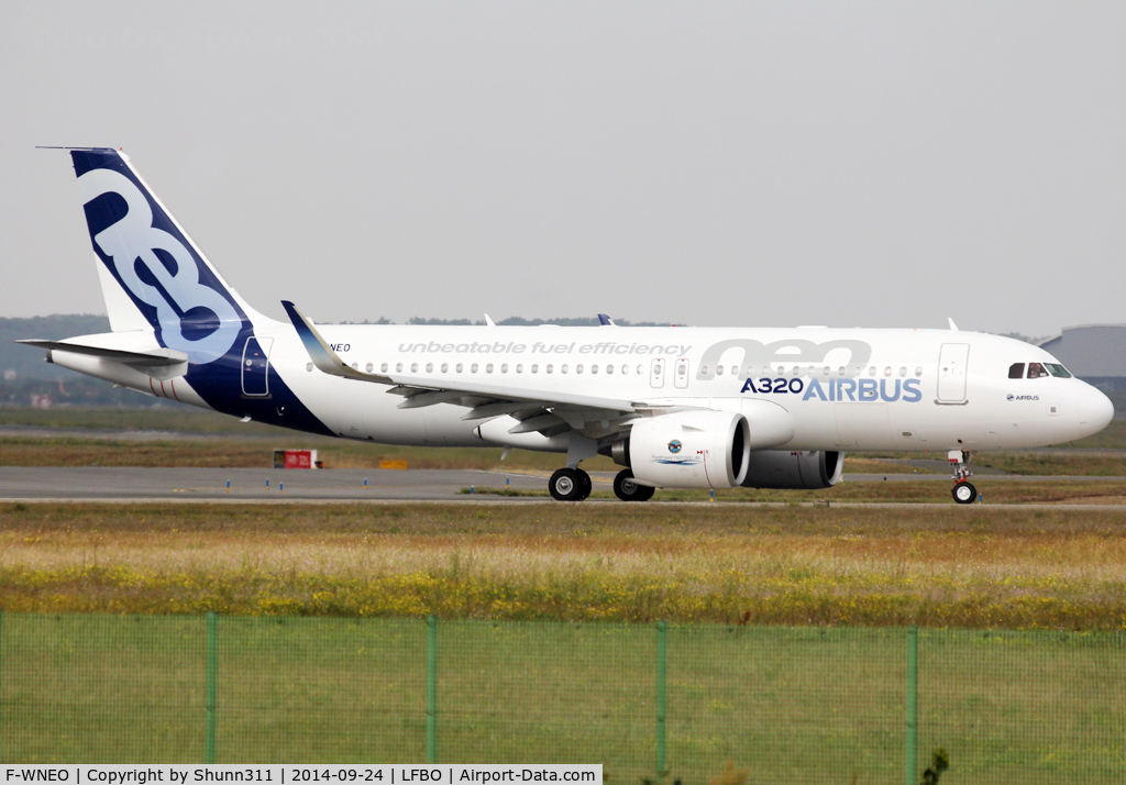 F-WNEO, 2014 Airbus A320-271N C/N 6101, C/n 6101 - First A320NEO prototype... RTO this day...